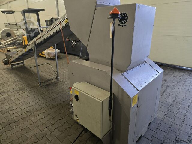 Granulator Rapid 3545KB + conveyor Rapid 3545KB