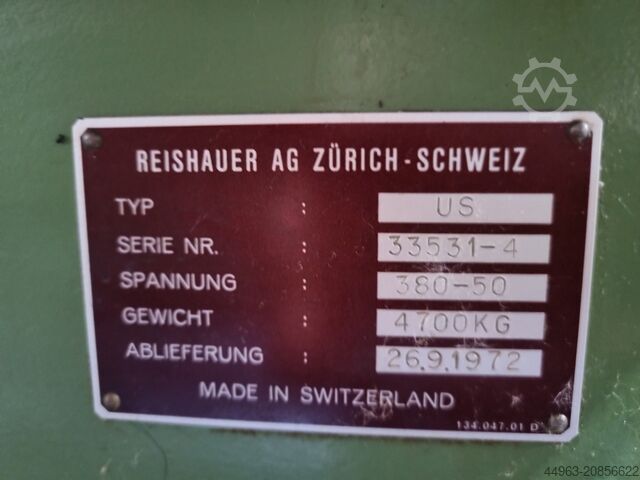 Thread grinding machine Reishauer RAG