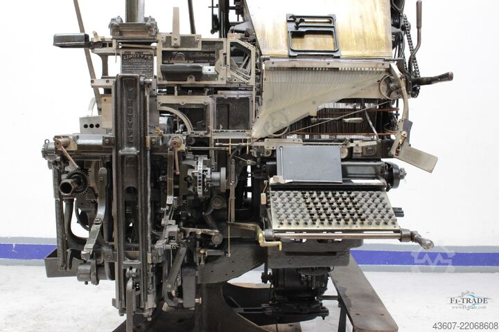 Setzmaschine Linotype 4a III