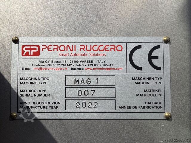 Semi-automatic machine for magnet and plate application PERONI RUGGERO MAG-1
