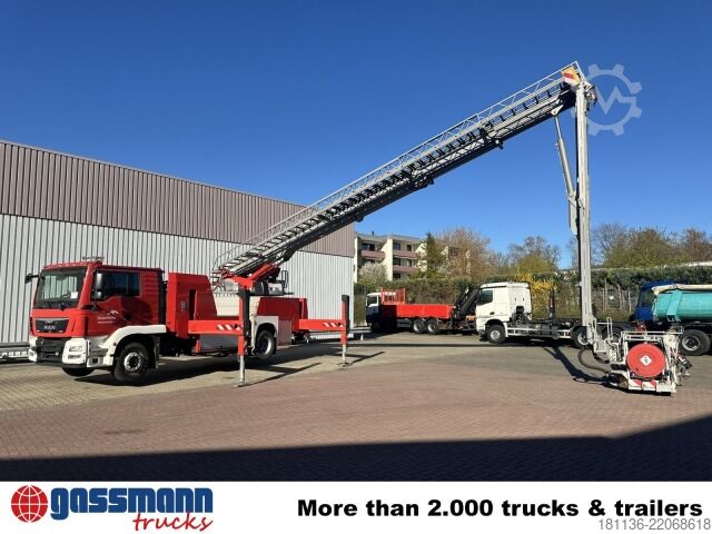 Fire truck MAN TGM 18.340 4x2 BL, Navi, Ziegler Aufbau, Bronto