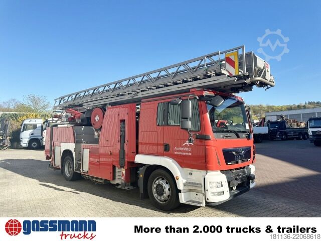 Fire truck MAN TGM 18.340 4x2 BL, Navi, Ziegler Aufbau, Bronto