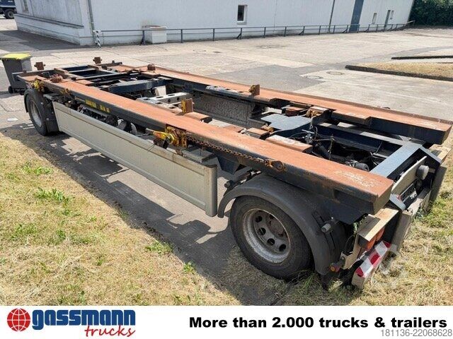 Roll off trailer Hüffermann HKA 18.70 Kombianhänger, absenkbare Zuggabel