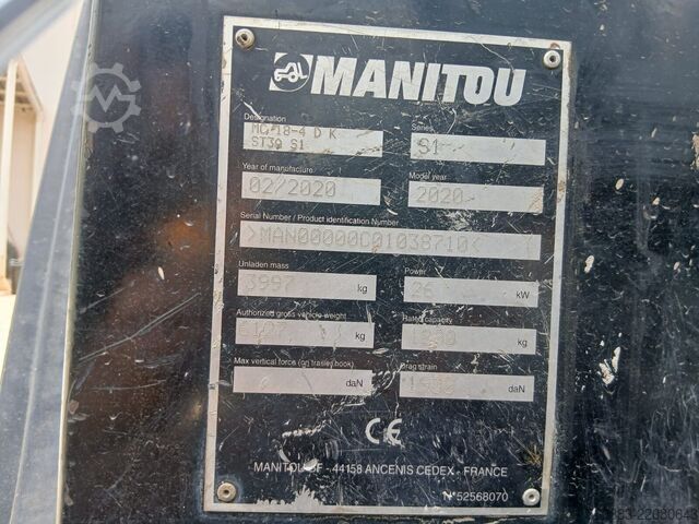 Geländestapler Manitou MC18.4 D