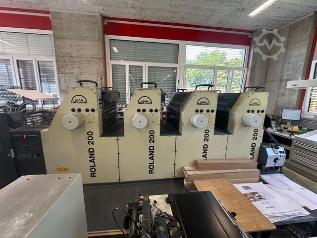 Bogenoffsetdruckmaschine Man Roland R 204 E 0B
