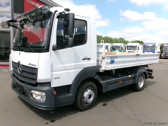 Three-way tipper van MERCEDES-BENZ 818 Atego*Meiller 3Seit-Kipper*2x AHK*Klima*Diff