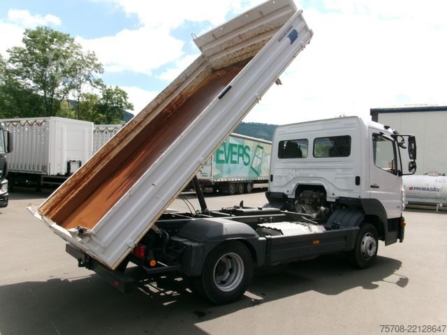 Three-way tipper van MERCEDES-BENZ 818 Atego*Meiller 3Seit-Kipper*2x AHK*Klima*Diff