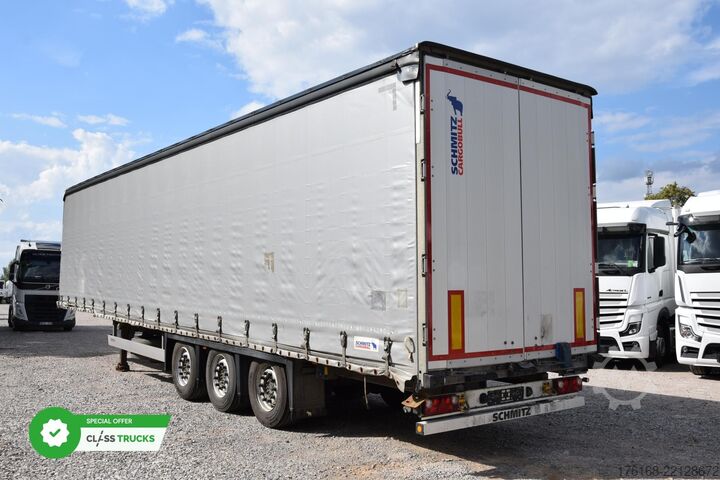 Open semitrailer with tarp SCHMITZ CARGOBULL SCS24/L Varios