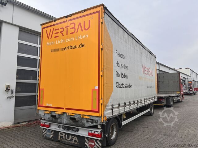 Open trailer with tarp RUFA DHC 18-22  2 Achs Jumbo- Planenanhänger