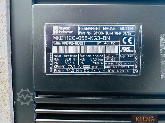 Stöber Motor Rexroth Servo Getriebemotor Stöber K813VNG0320MO40