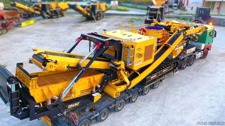 Crushing unit FABO 100-200 T/H TRACKED CONE CRUSHER