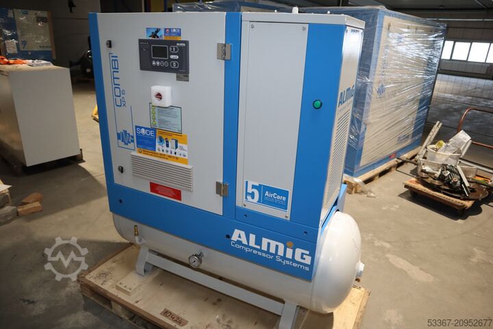Variable 5.5 Kw compressor dryer tank ALMIG Combi XP 6-270D