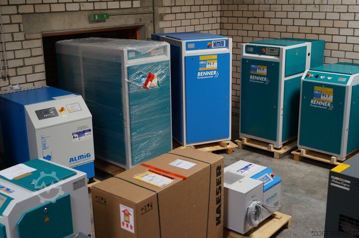 Variable 5.5 Kw compressor dryer tank ALMIG Combi XP 6-270D