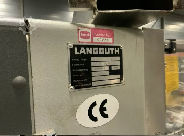 Etikettiergeräte Langguth E62 labelling machine
