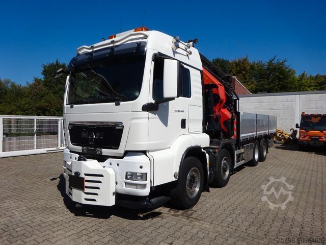 Autokran MAN 35.480 HYDRO TGS Pritsche + PK 65002 Kran 8x2-4