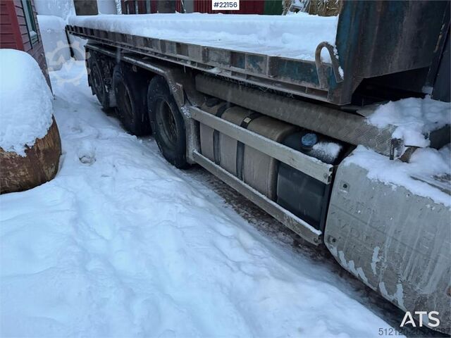Hook arm system Volvo FM500 snow plough equipped tridem hook truck