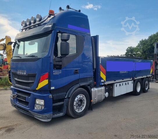 LKW mit Pritsche (offen) Iveco Stralis AS 260-46 Motorbrandschaden