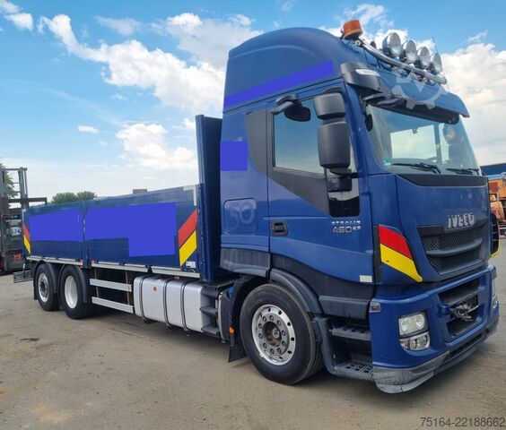 LKW mit Pritsche (offen) Iveco Stralis AS 260-46 Motorbrandschaden