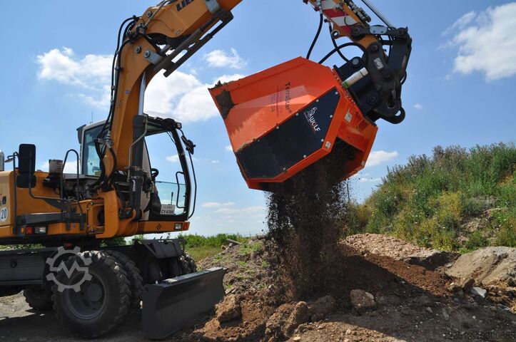 Schaufelseparatoren Wolf Technik für Baumaschinen Terra-Star. TSC.104.S204