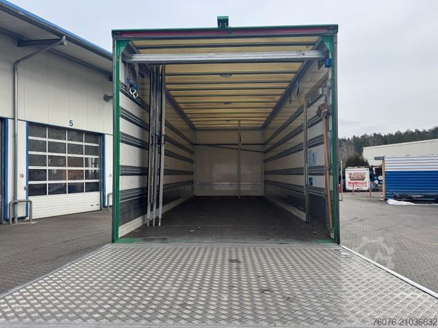 Box truck MERCEDES-BENZ 1824 L Koffer 7.2 Seitentür  LBW 2t Kamera