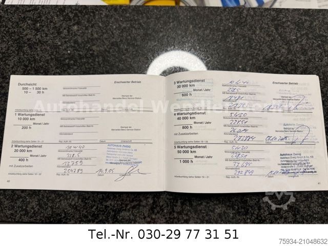 Sonstige MERCEDES-BENZ 811 gr Haus 6 Sitze rre  orig.31tkm