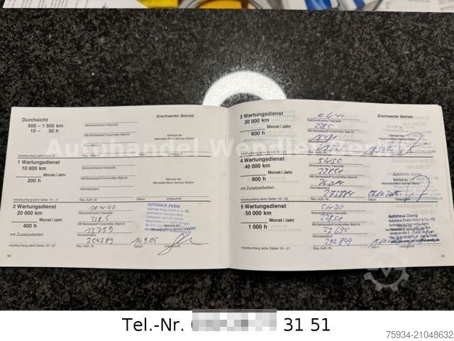 Sonstige MERCEDES-BENZ 811 gr Haus 6 Sitze rre  orig.31tkm