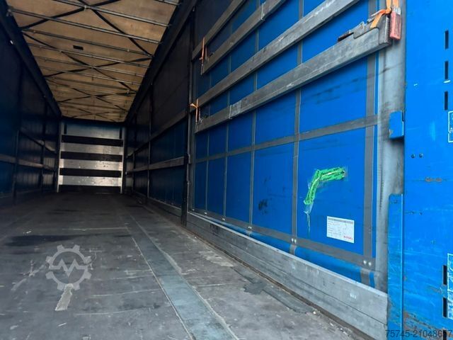 Open semitrailer with tarp KRONE SN24 *  * SAF ACHSEN * LIFTACHSE * 3 M HOCH