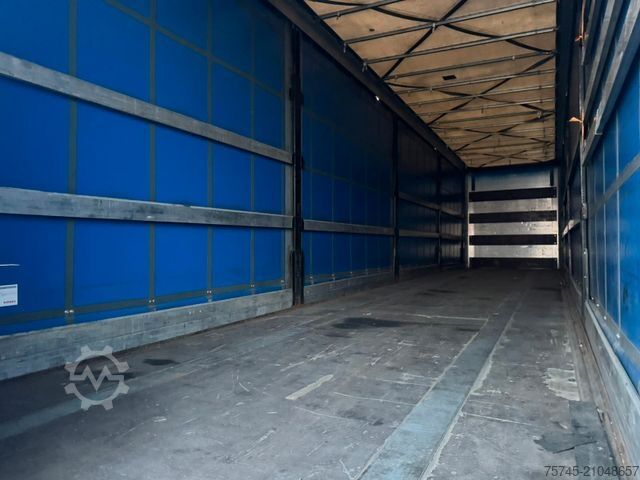 Open semitrailer with tarp KRONE SN24 *  * SAF ACHSEN * LIFTACHSE * 3 M HOCH