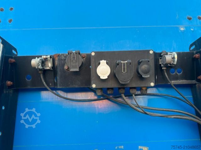 Open semitrailer with tarp KRONE SN24 *  * SAF ACHSEN * LIFTACHSE * 3 M HOCH