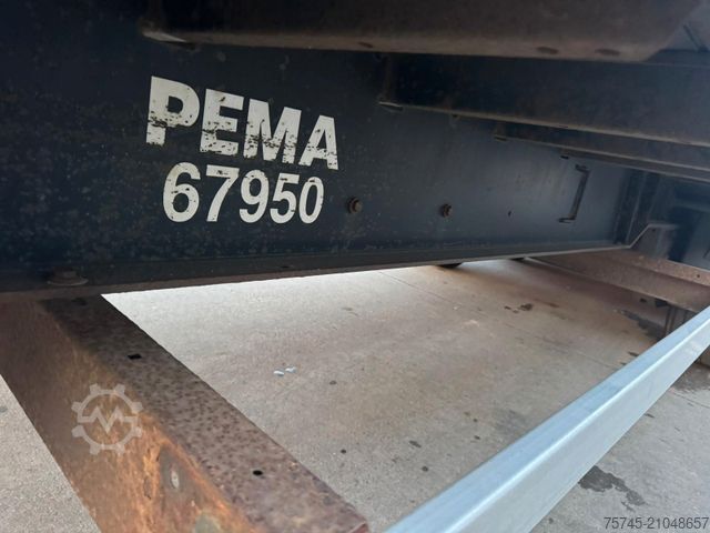 Open semitrailer with tarp KRONE SN24 *  * SAF ACHSEN * LIFTACHSE * 3 M HOCH