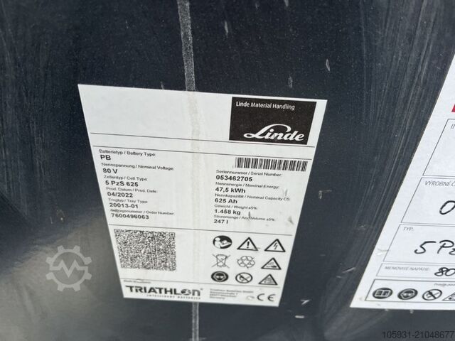 Electric 4-wheel forklift Linde E30L