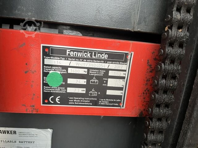 Deichselstapler Linde L14