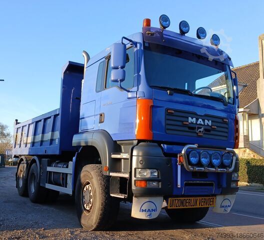 Dump truck MAN TGA 33.480  6x6