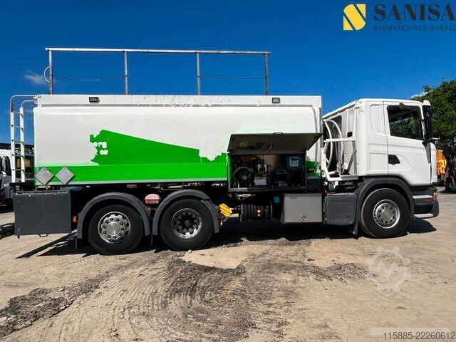 LKW mit Tankaufbau SCANIA G410 ADR/3 Kammern/Heizöl/Diesel/Lenk-Lift/Se