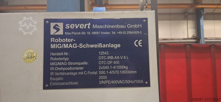 Schweißroboter Severt OTC-IRB-AX-V 6 L