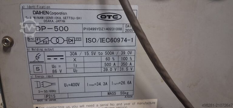 Schweißroboter Severt OTC-IRB-AX-V 6 L