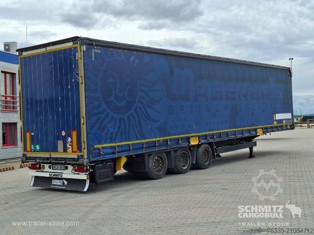 Open semitrailer with tarp Schmitz Cargobull Curtainsider Mega
