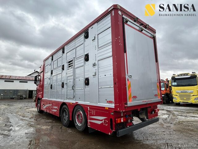 Viehtransporter LKW Mercedes-Benz Actros2551/Viehtransporter/Finkl 3Stock