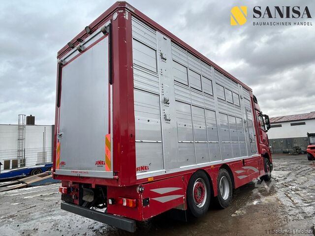 Viehtransporter LKW Mercedes-Benz Actros2551/Viehtransporter/Finkl 3Stock