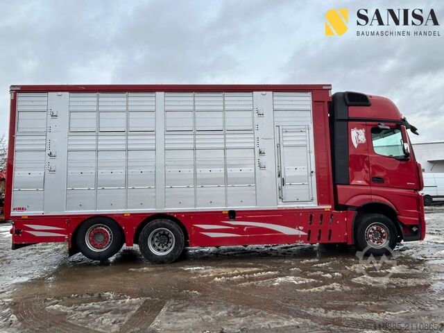 Viehtransporter LKW Mercedes-Benz Actros2551/Viehtransporter/Finkl 3Stock