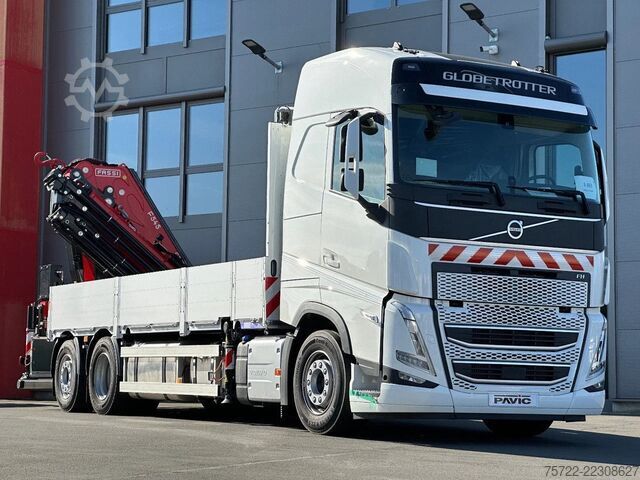 Container transportation Volvo FH 500 6x2 Containerpritsche mit FASSI 545RA.2.28