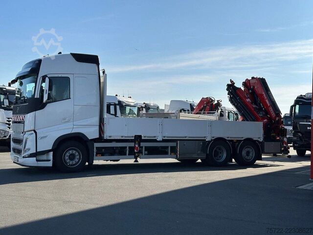 Container transportation Volvo FH 500 6x2 Containerpritsche mit FASSI 545RA.2.28