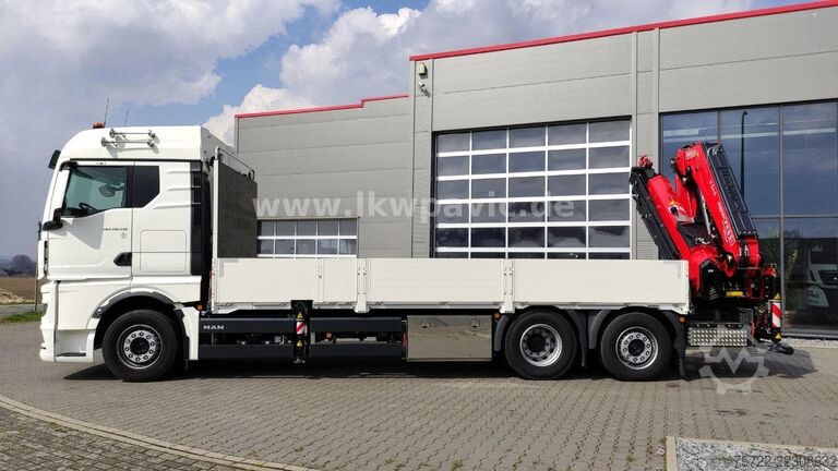Kranwagen MAN TGX 26.540 6x2-4 LL Containerpritsche/Fassi 545