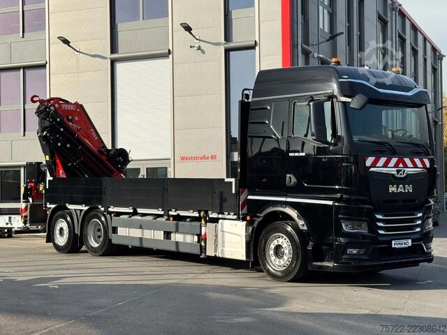 Kranwagen MAN TGX 26.540 6x2-4 LL Containerpritsche Fassi 545