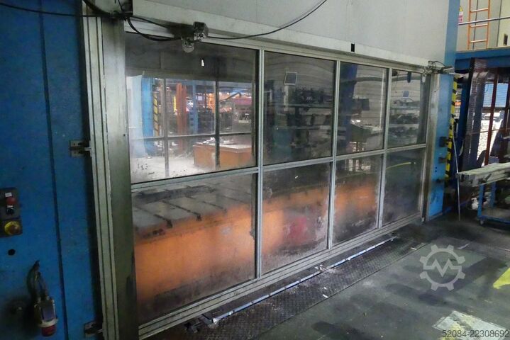 Press line with MANZONI eccentric press MANZONI T6302MR/2/12/TE