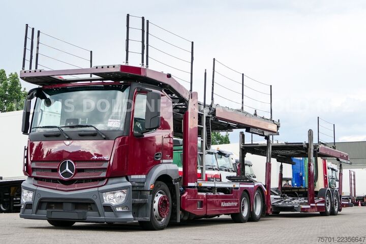 Autotransporter LKW MERCEDES-BENZ Antos 2443 Autotransp. Kässbohrer Metago