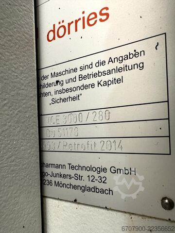 DÖRRIES SCHARMANN VCE 3000 / 280 CNC Vertical Lathe DÖRRIES SCHARMANN VCE 3000 / 280