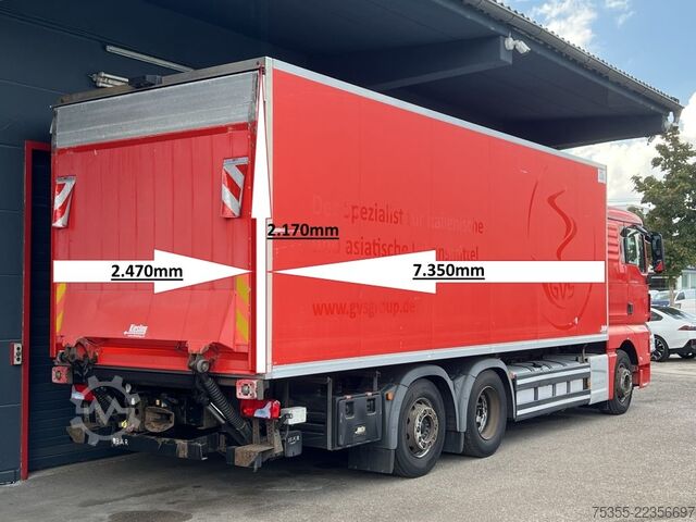 Kühlkoffer-LKW MAN TGX 26.440 Klima Lenkachse 7,35m MitsubishiTU100