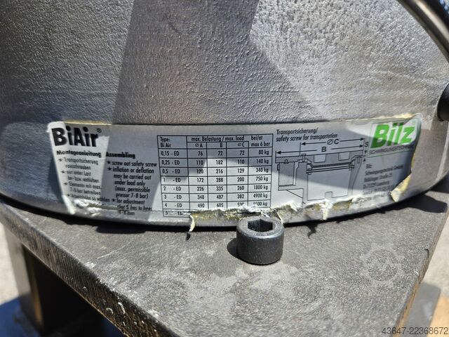 Automatic lifting unit,air suspension Bilz BiAir® 3-ED