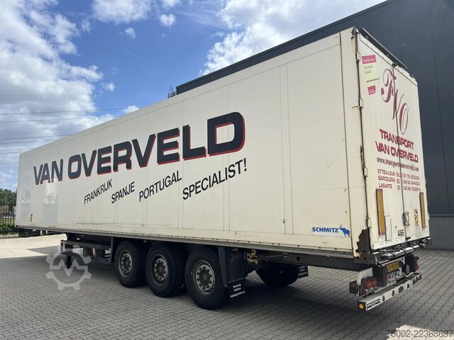 Suitcase Schmitz Cargobull SKO 24 SKO24 / SAF DISC / 2x LIFTAXLE / GALVANI...